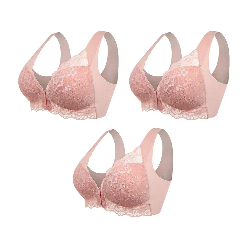 Eliza™ | Reggiseno Rinfrescante Senza Cuciture Con Chiusura Frontale (Confezione 1 Da 3 Pezzi)