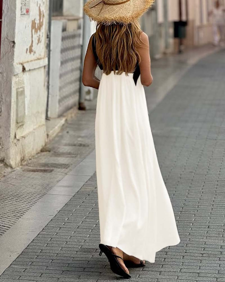 SIENNA™ | Abito Chic con Schiena Scoperta e Collo Incrociato