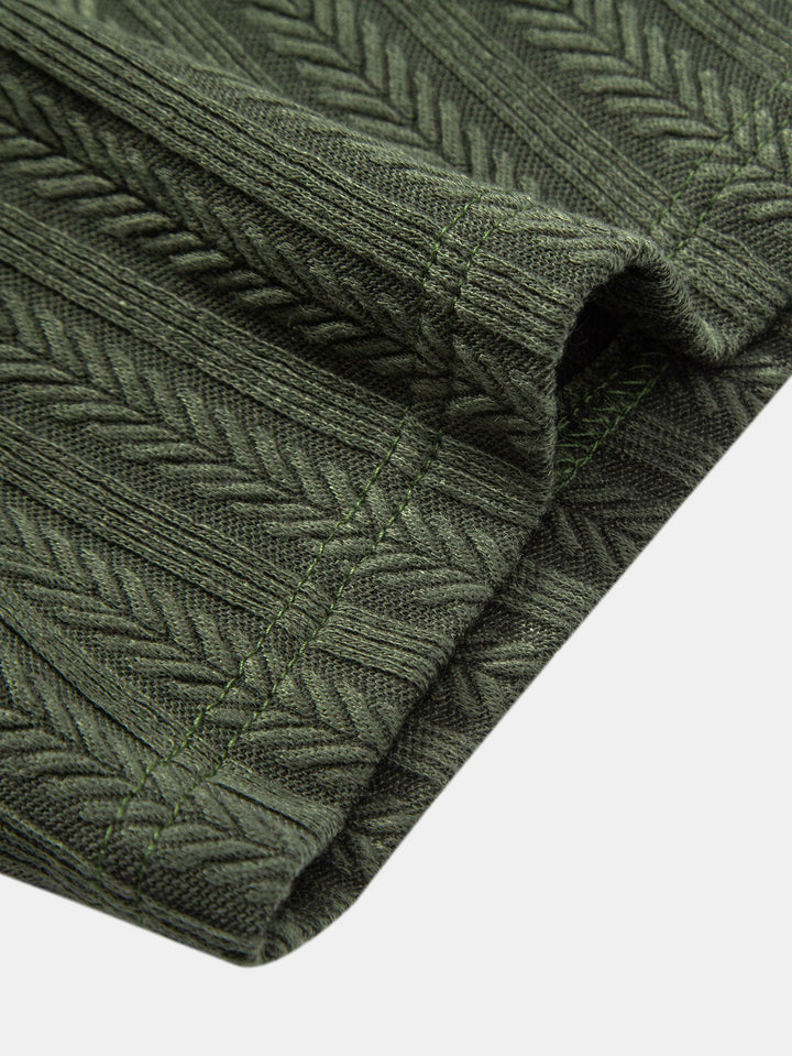 Polo Jacquard Spiga di Grano