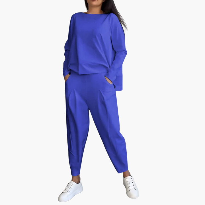 Anna™ | Completo Comodo a Due Pezzi con Scollo Tondo