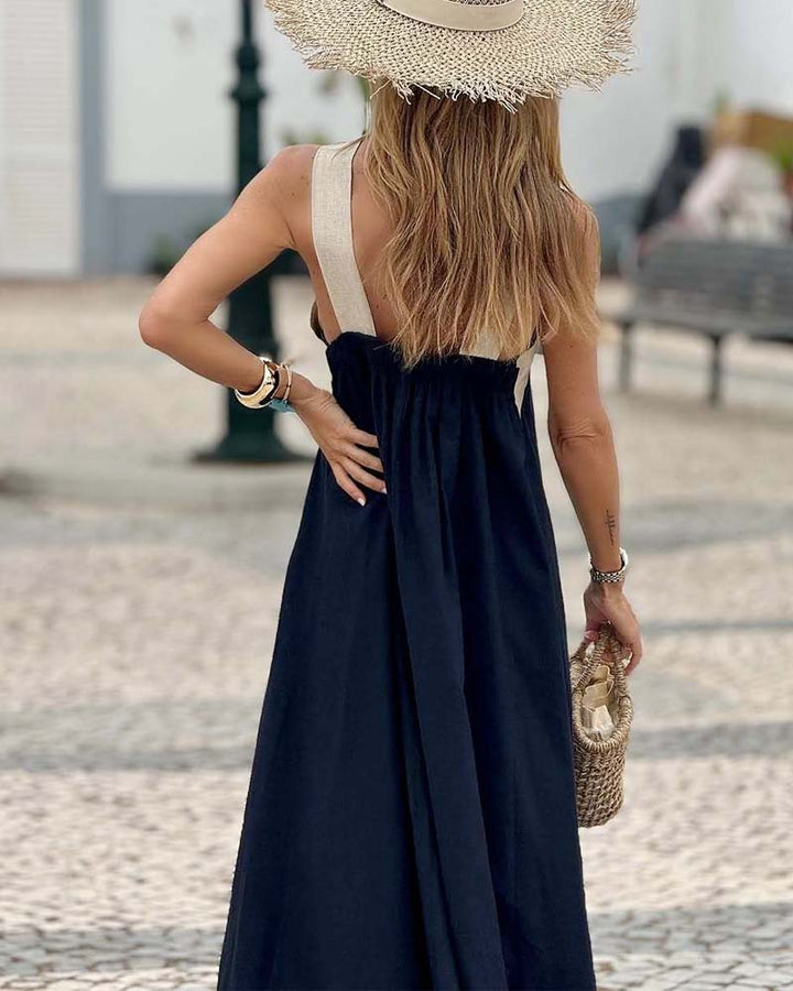SIENNA™ | Abito Chic con Schiena Scoperta e Collo Incrociato