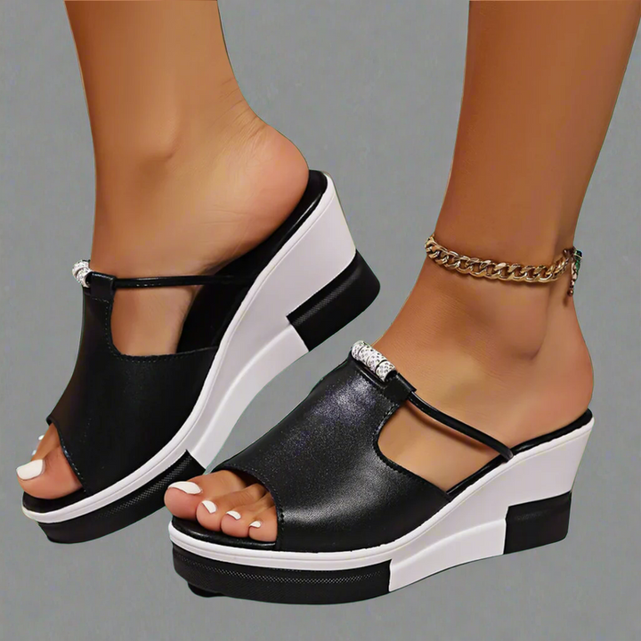 Zunfrida™ | Sandali Ortopedici di Lusso con Tacchi Elevati