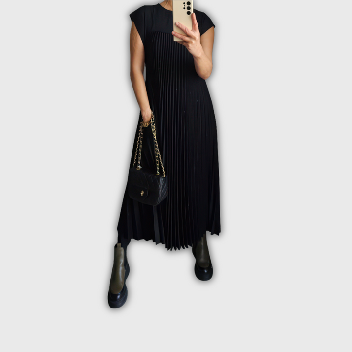 Celine™ | Abito a Pieghe