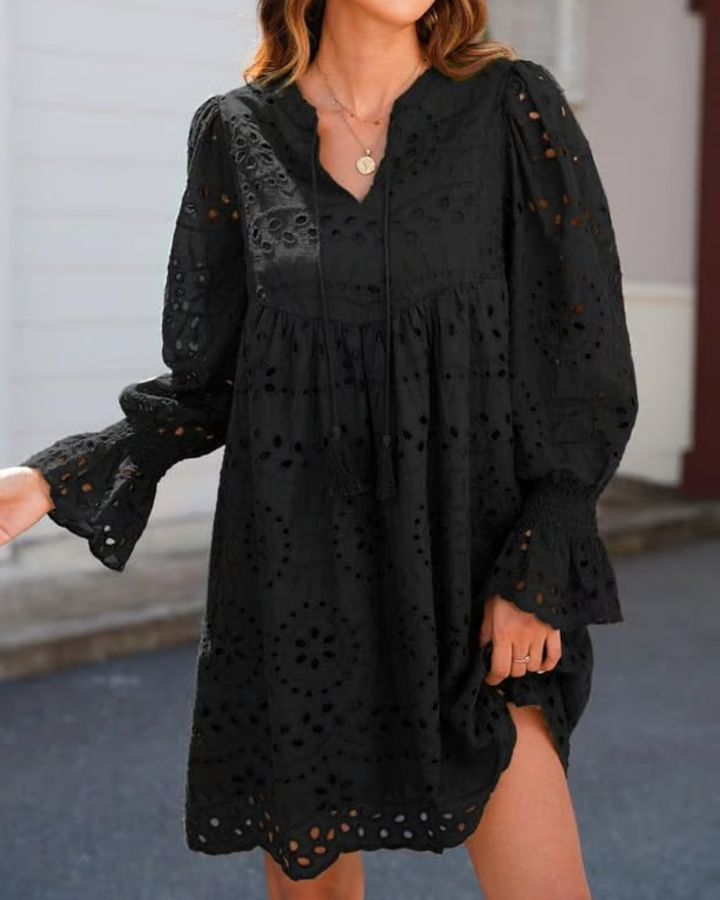 Liliane™ | Abito Corto in Pizzo