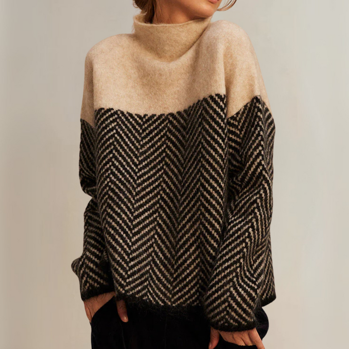 Malene™ | Maglione Dolcevita in Cotone