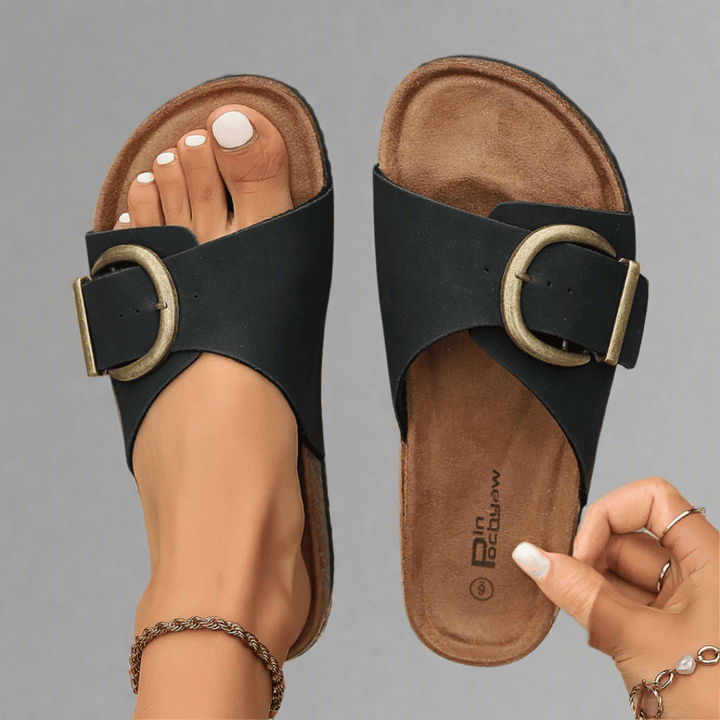 ALDA™ | Sandalo con Fibbia Larga