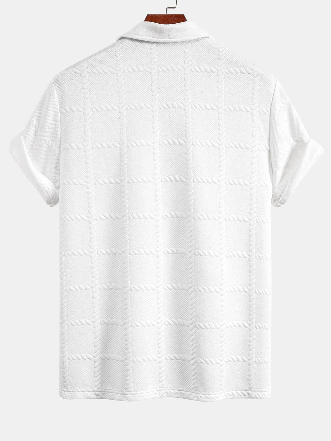 Polo a Righe Jacquard