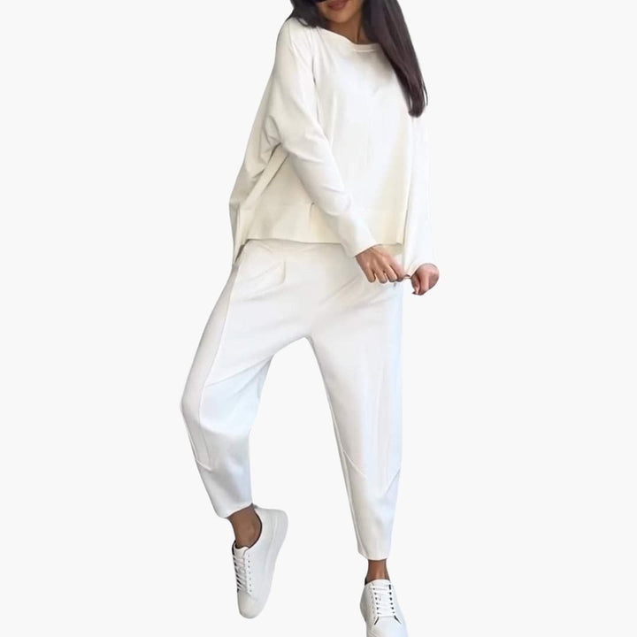 Anna™ | Completo Comodo a Due Pezzi con Scollo Tondo