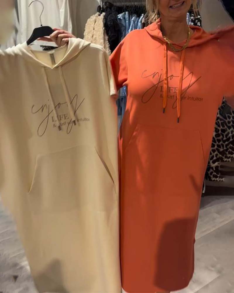 Dehlia™ | Abito Casual con Cappuccio e Coulisse