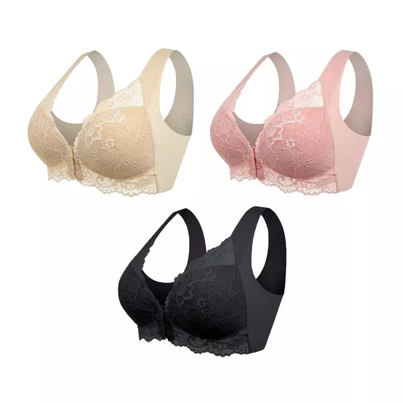 Eliza™ | Reggiseno Rinfrescante Senza Cuciture Con Chiusura Frontale (Confezione 1 Da 3 Pezzi)