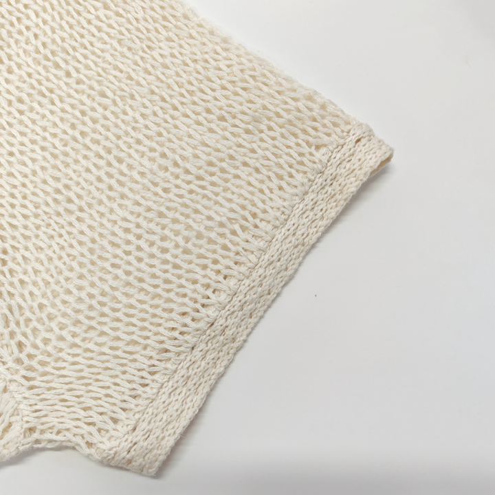 Camicia casual a maniche corte in maglia unita da uomo