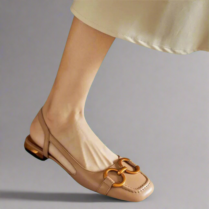 Adelrun | Eleganti Sandali Ortopedici con Tacco Quadrato