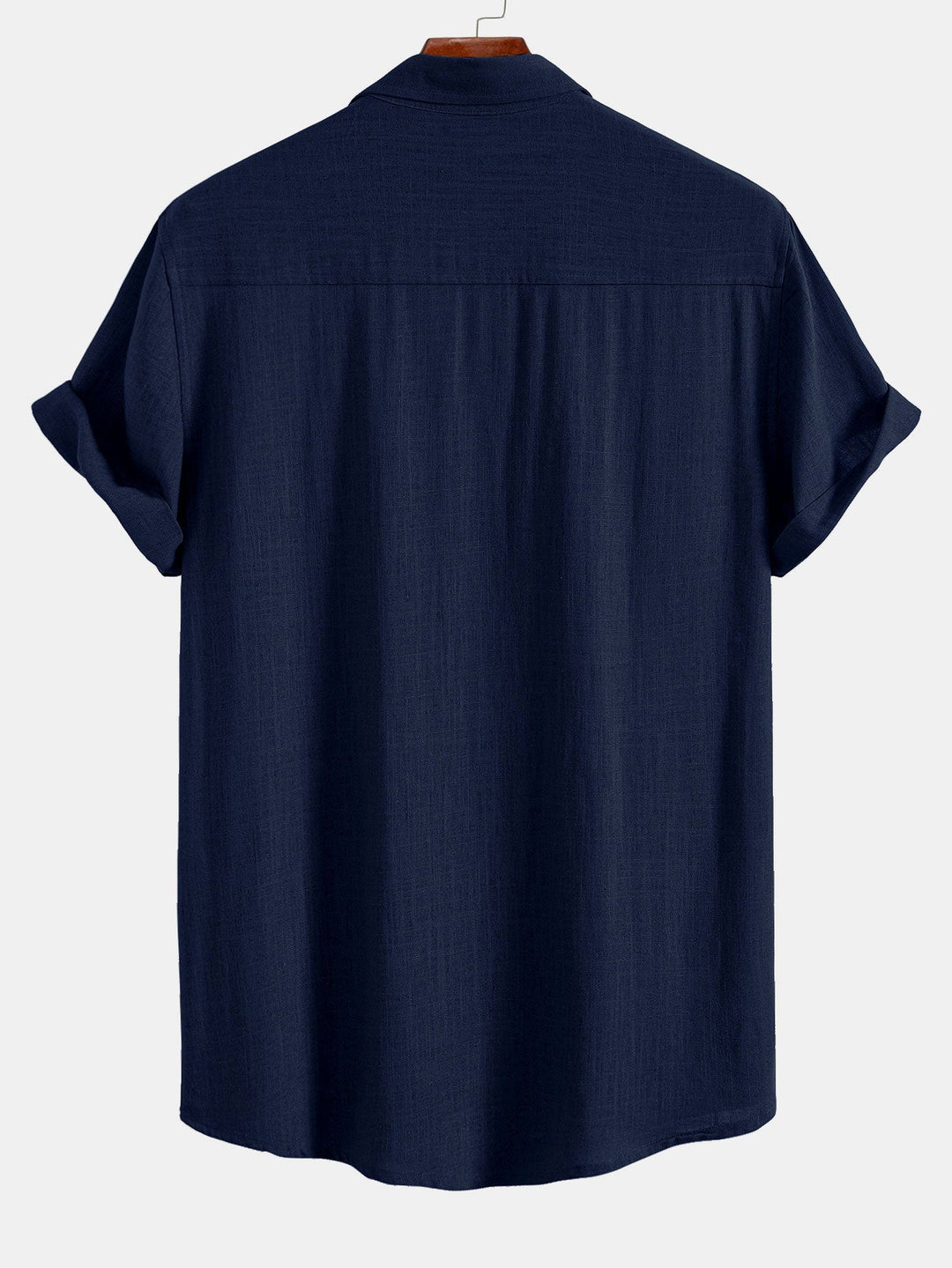 Camicia Utility in Mistura di Lino e Rayon con Tasche & Pantaloni in Lino a Gamba Dritta