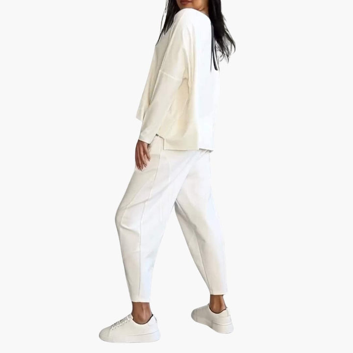 Anna™ | Completo Comodo a Due Pezzi con Scollo Tondo