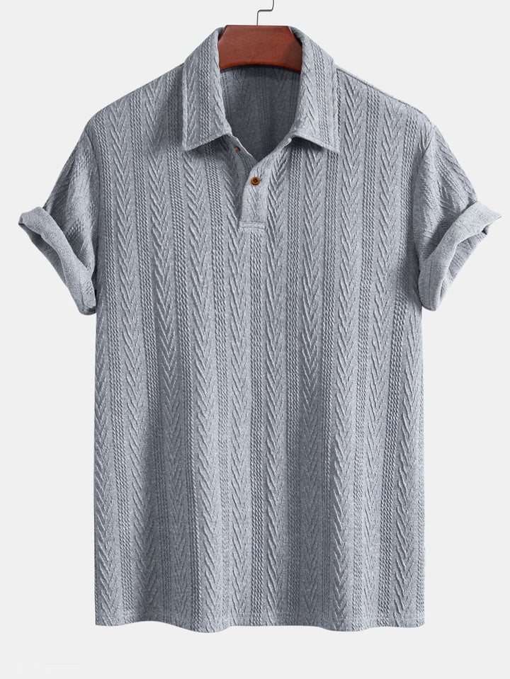 Primo™ | Polo Jacquard a Maniche Corte