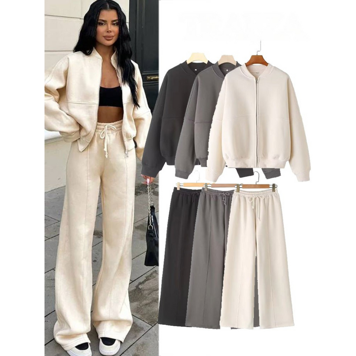 Alessia™ | Giacca Bomber Retro a Due Pezzi da Donna