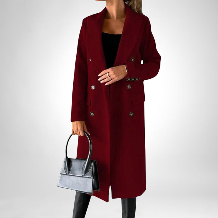 DESIREE™ | CAPPOTTO LUNGO CON DOPPIO BOTTONE
