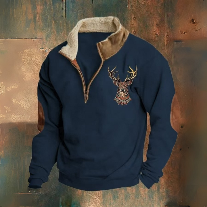 PAOLO™ | MAGLIONE A QUARTO ZIP