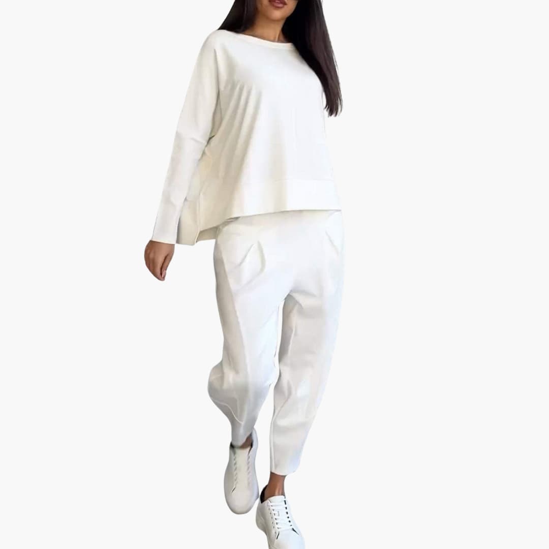 Anna™ | Completo Comodo a Due Pezzi con Scollo Tondo
