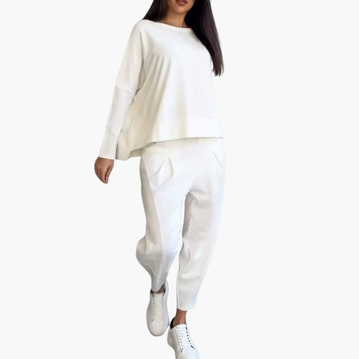 Anna™ | Completo Comodo a Due Pezzi con Scollo Tondo