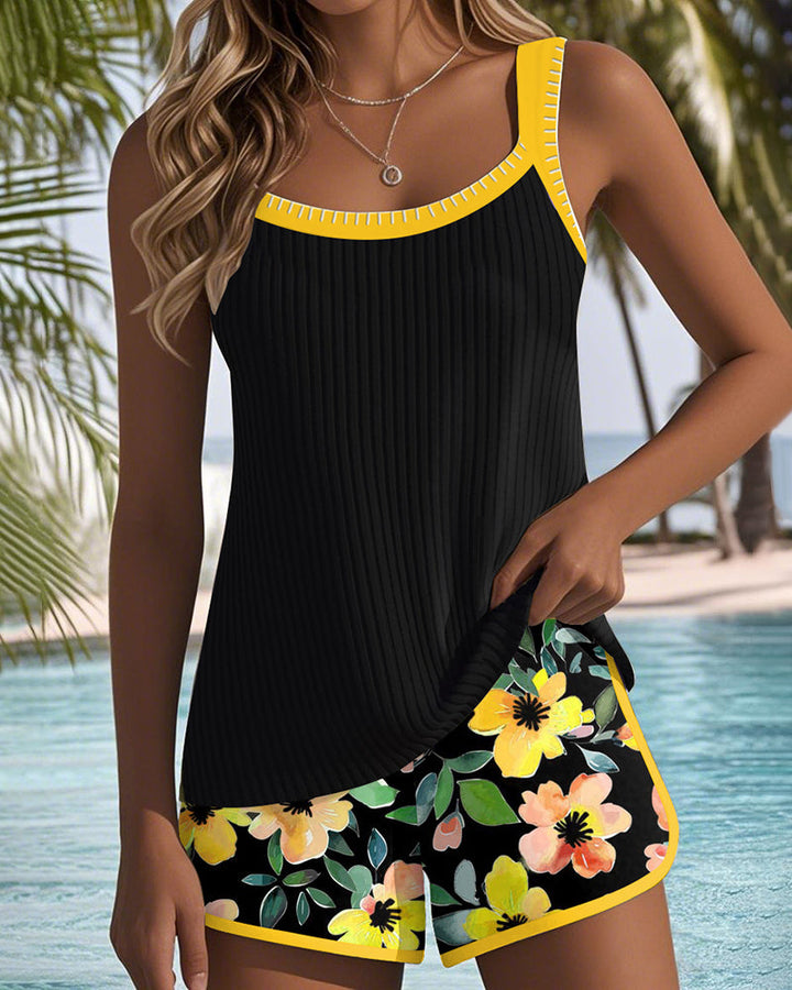 Sela™ | Bikini Casual e alla Moda con Fantasia Floreale