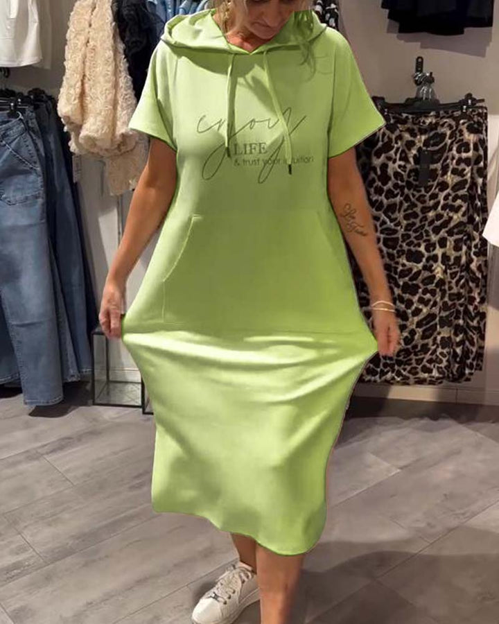 Dehlia™ | Abito Casual con Cappuccio e Coulisse