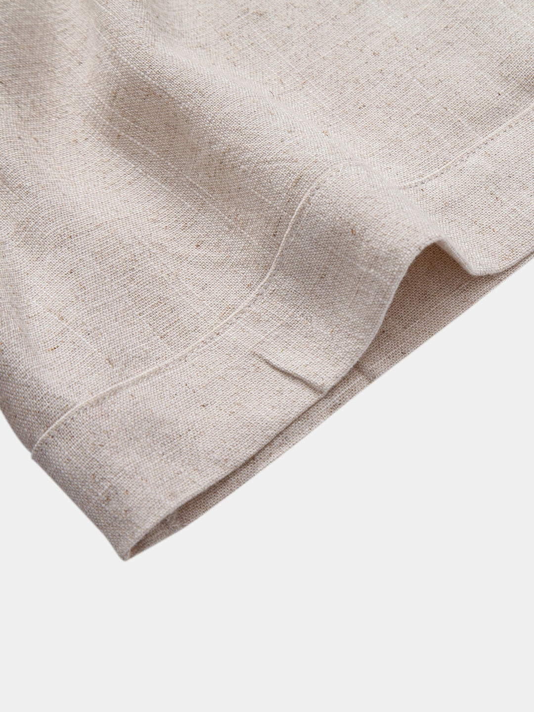 Camicia Utility in Mistura di Lino e Rayon con Tasche & Pantaloni in Lino a Gamba Dritta