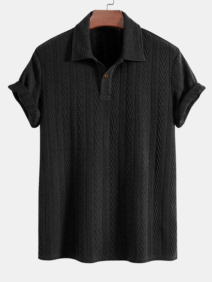 Primo™ | Polo Jacquard a Maniche Corte