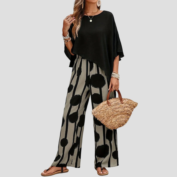 Paolina™ | Set Due Pezzi Elegante con Stampe