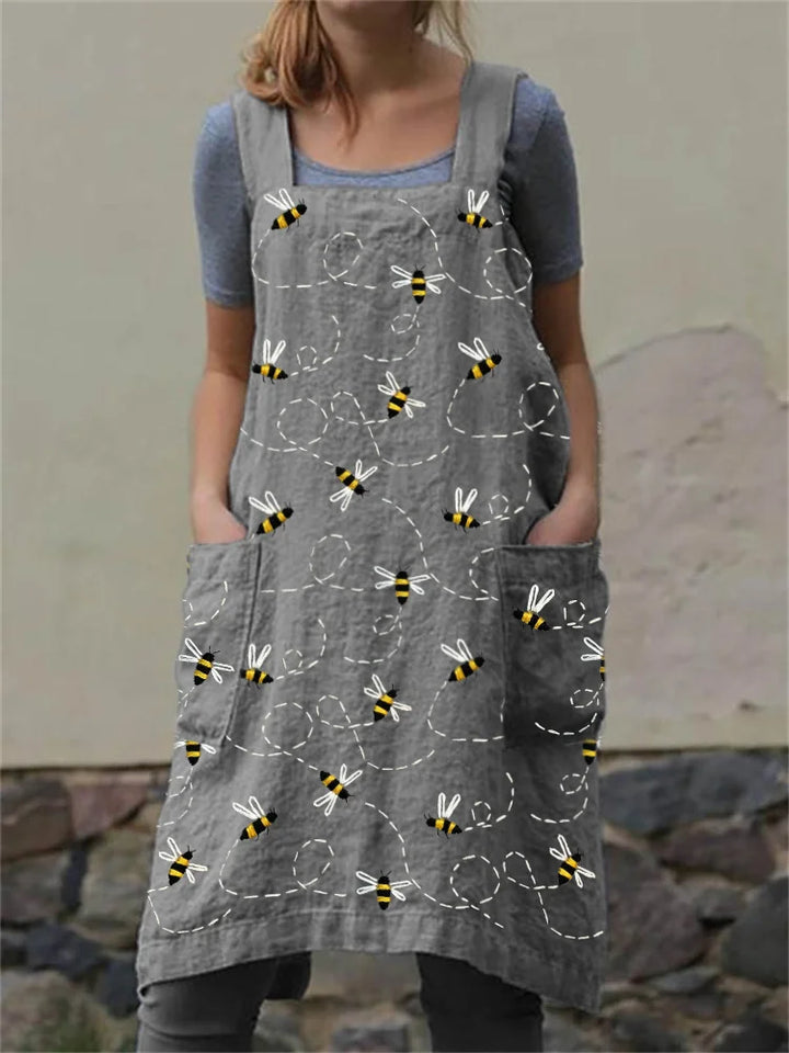 BEE™ | Grembiule Utilitario Elegante con Ricami