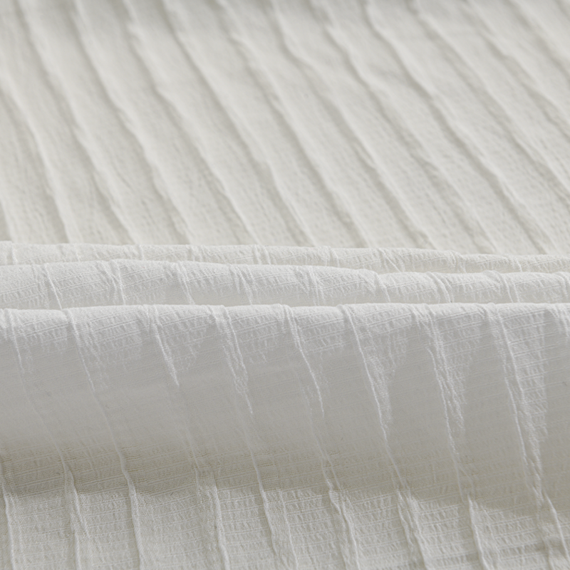 Camicia a maniche lunghe con colletto a revers e righe in tinta unita da uomo