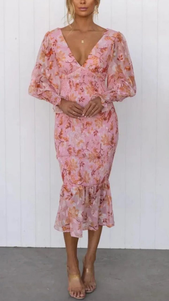 Miley™ | Vestito con Motivo Floreale