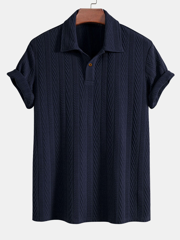 Primo™ | Polo Jacquard a Maniche Corte