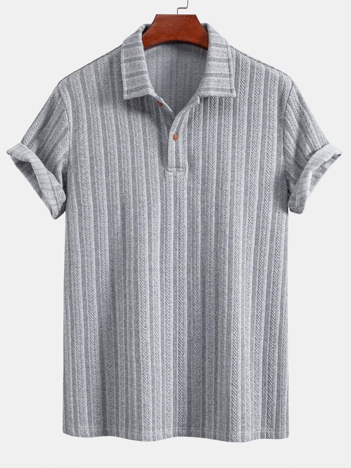 Polo Jacquard Spiga di Grano