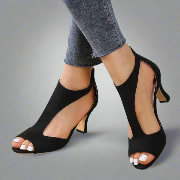 Annelie™ | Sandali Stiletto Premium con Chiusura a Zip