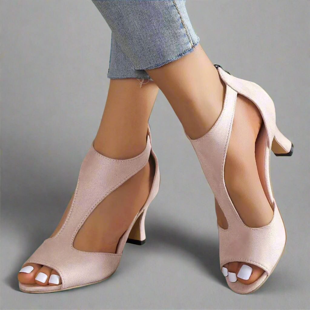 Annelie™ | Sandali Stiletto Premium con Chiusura a Zip