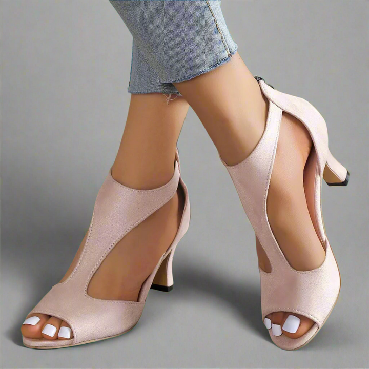 Annelie™ | Sandali Stiletto Premium con Chiusura a Zip