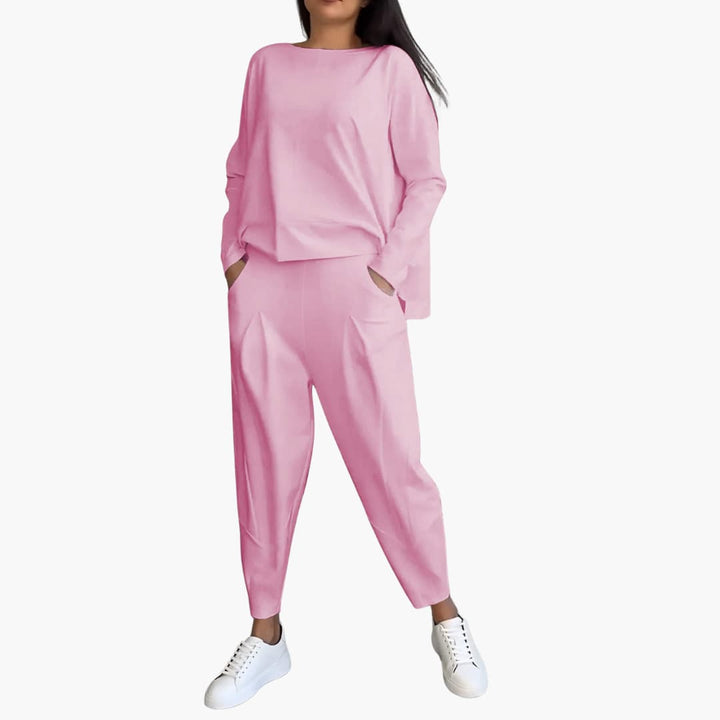 Anna™ | Completo Comodo a Due Pezzi con Scollo Tondo