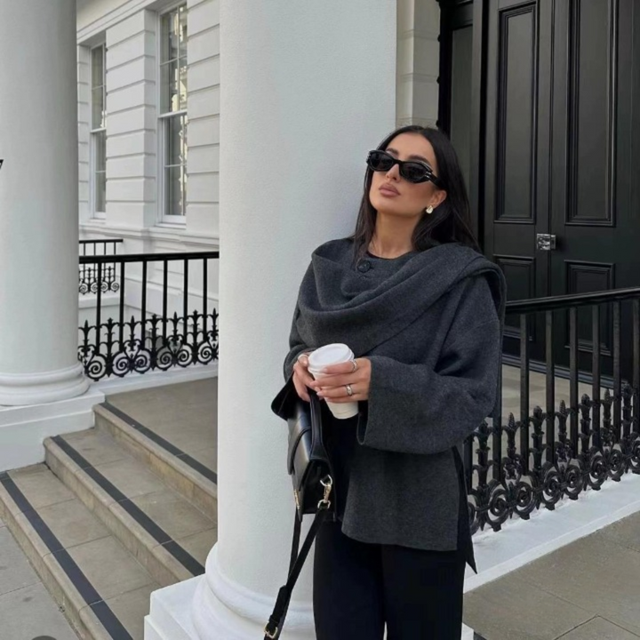 KALEIDE™ | MANTELLO ELEGANTE IN TESSUTO DI QUALITÀ