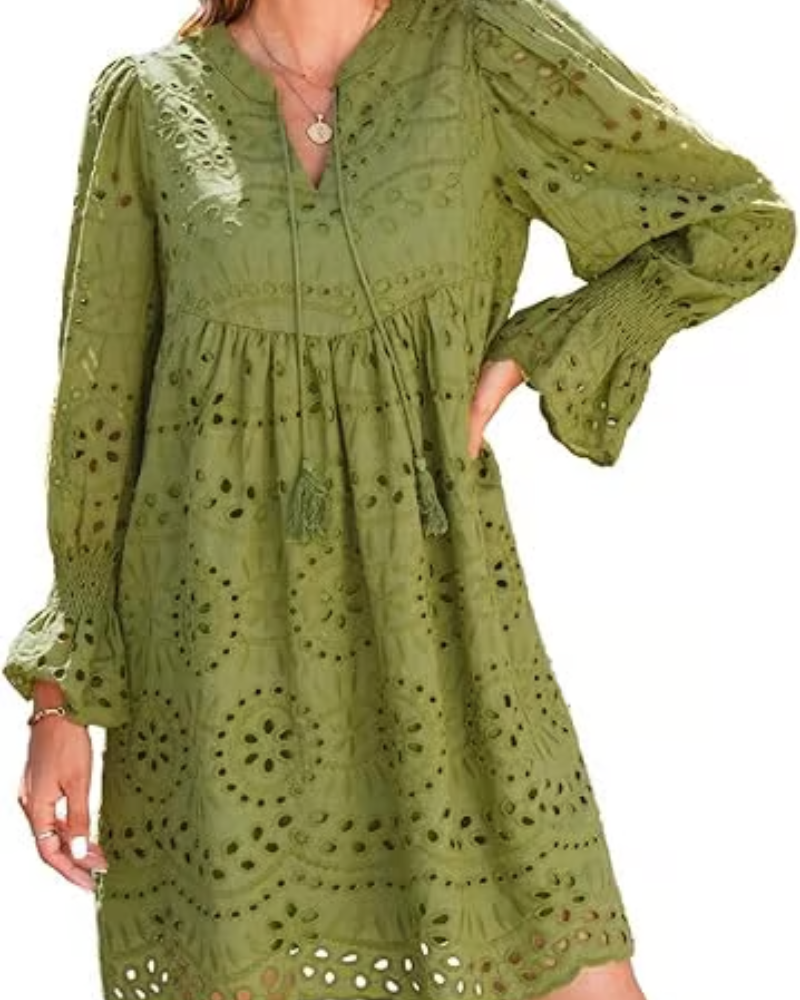 Liliane™ | Abito Corto in Pizzo