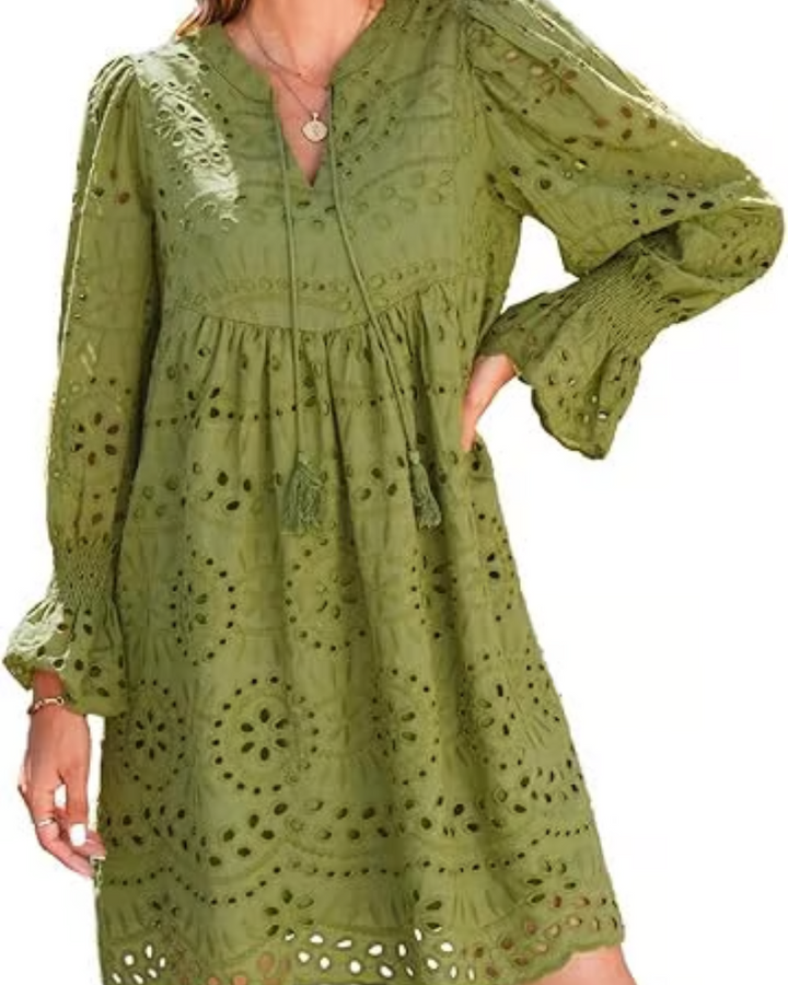 Liliane™ | Abito Corto in Pizzo