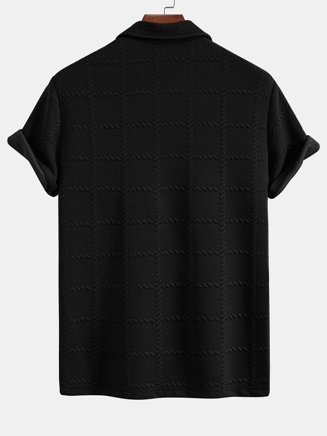 Polo a Righe Jacquard