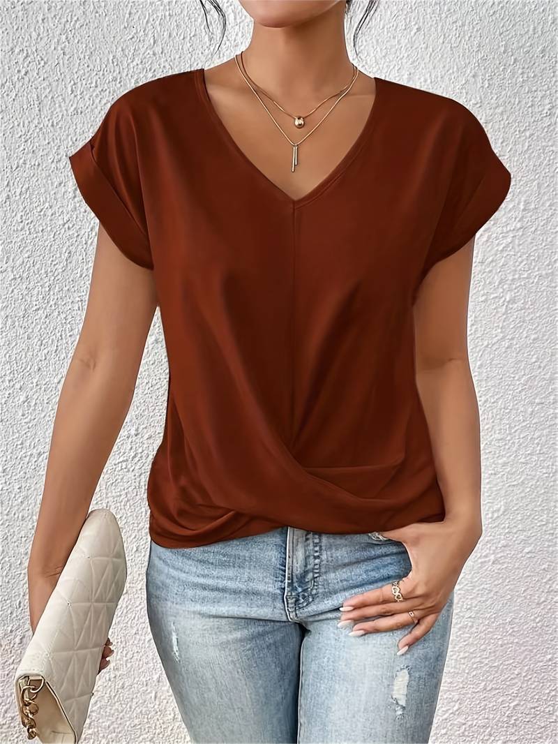 Zinnia™ | T-shirt Casual a Maniche Corte per Donna
