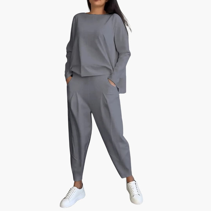 Anna™ | Completo Comodo a Due Pezzi con Scollo Tondo