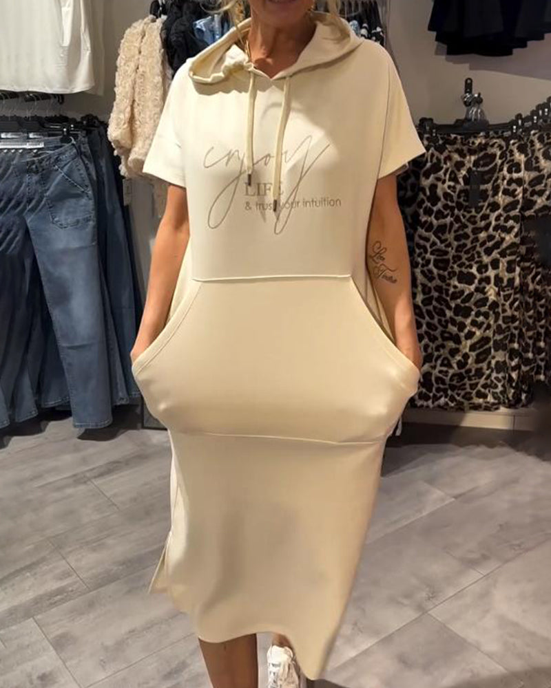Dehlia™ | Abito Casual con Cappuccio e Coulisse