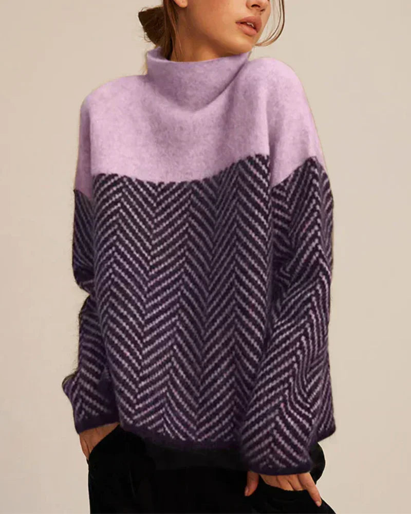 Malene™ | Maglione Dolcevita in Cotone