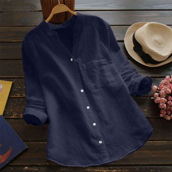 Greta™ | Elegante Camicetta Lunga in Lino