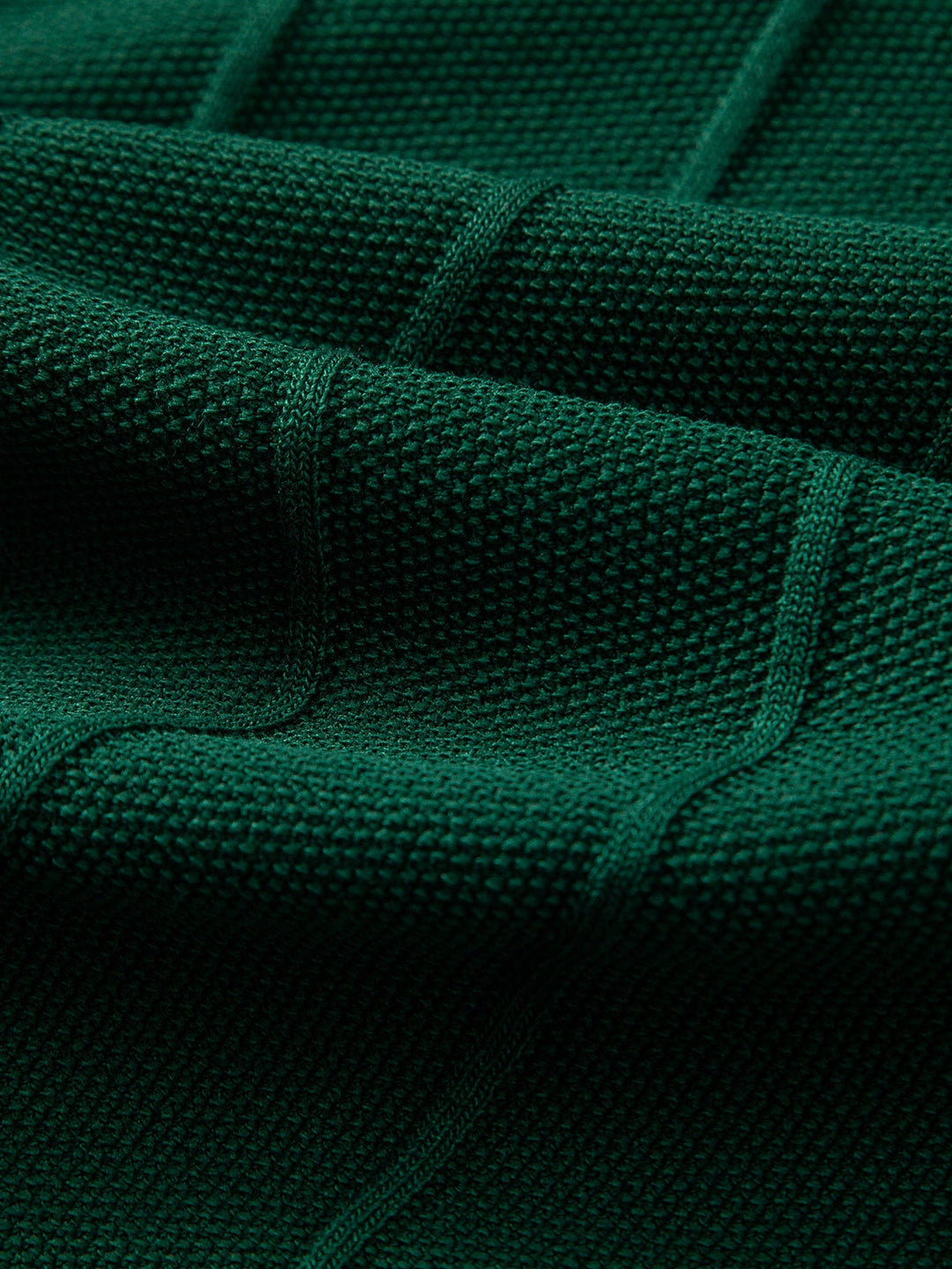 Polo Shirt in Maglia Jacquard a Strisce e Pantaloni a Gamba Dritta a Coste