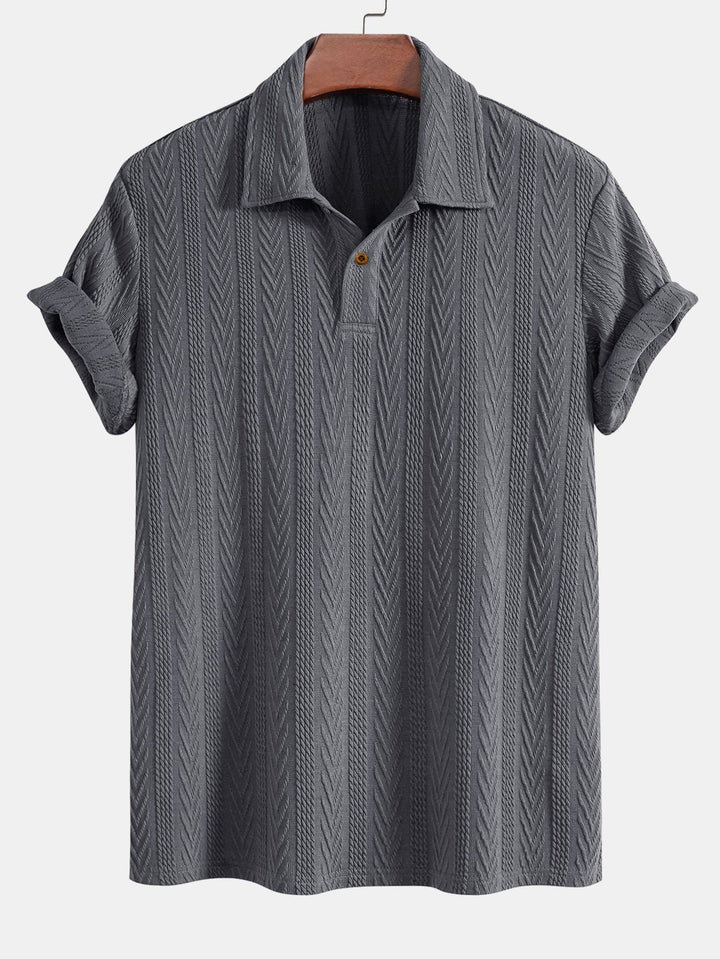 Primo™ | Polo Jacquard a Maniche Corte