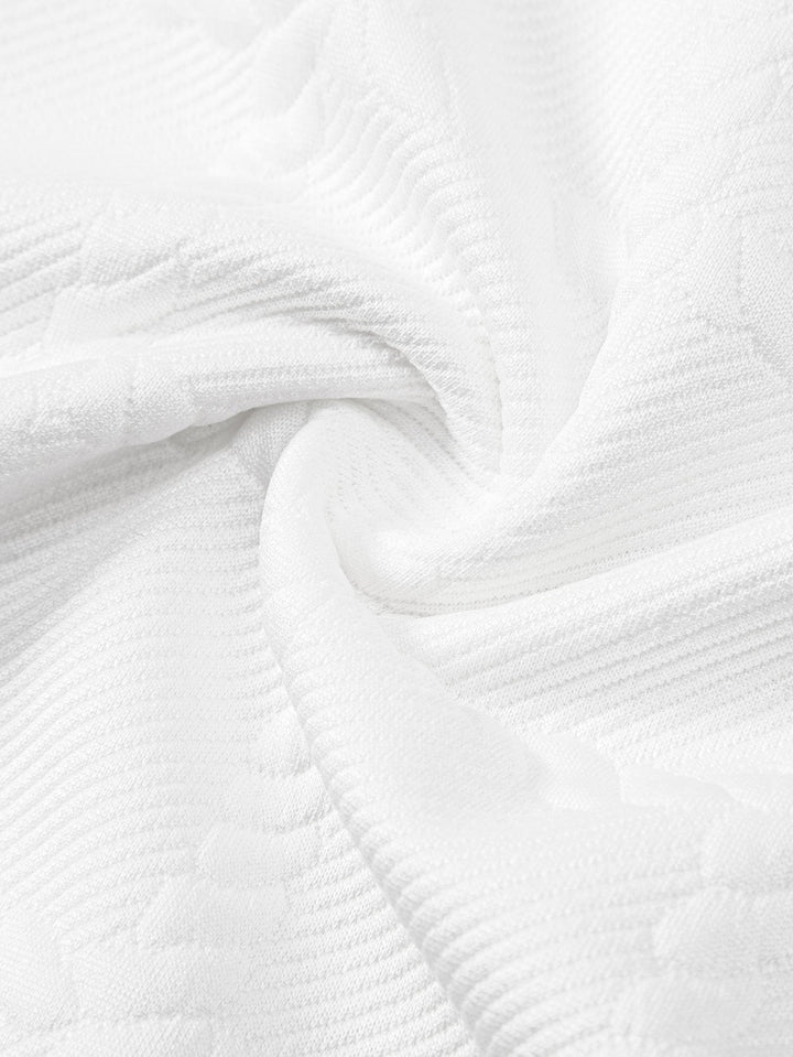 Polo a Righe Jacquard